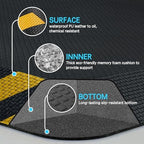 0.9" Anti Fatigue Mat for Industrial & Standing Mat & Home Kitchen, alternate view 5