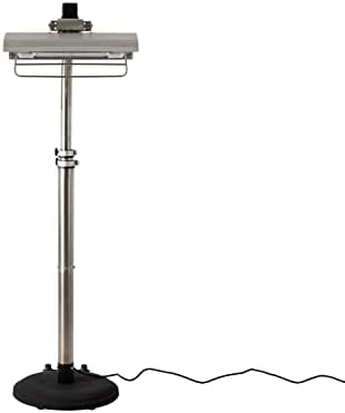 02117 Telescoping Offset Pole Mounted Infrared Patio Heater With Wheels 1500 Watt Indoor Outdoor Powder Coated, alternate