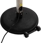 02117 Telescoping Offset Pole Mounted Infrared Patio Heater With Wheels 1500 Watt Indoor Outdoor Powder Coated, alternate
