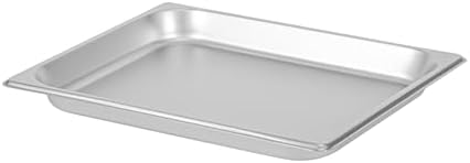 1/2 Half Size Steam Table Pan Stainless Steel 1 Count Anti-Jam 1.2” Deep Freezable 24 Gauge Steam Table Pan Lid, alternate