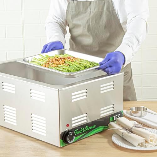 1/2 Half Size Steam Table Pan Stainless Steel 1 Count Anti-Jam 1.2” Deep Freezable 24 Gauge Steam Table Pan Lid, alternate