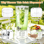 1.5 Gallon Drink Dispenser for Parties, Large lemonade Beverage Container, alternate view 6