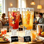 1.5 Gallon Drink Dispensers for Parties with Fruit Infuser 2 Pcs, alternate view 2