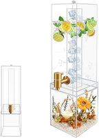 1.8 Gallon Large Drink Dispenser, Drink Dispenser with Acrylic Stand, Drink Dispensers for Parties with Ice