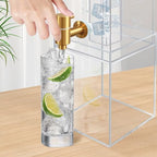 1.8 Gallon Large Drink Dispenser, Drink Dispenser with Acrylic Stand, Drink Dispensers for Parties with Ice, alternate view 5