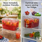 1 Gallon Drink Dispenser with Spigot and Stand, 2 Pack, alternate view 3