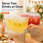 1 Gallon Drink Dispenser with Spigot and Stand, 2 Pack, alternate view 7