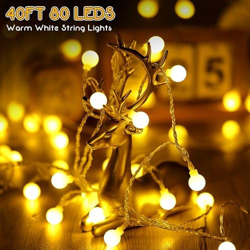 1 Pack 40ft 80LEDs Canopy Lights for 10'x 10' Pop Up Canopy Tent, alternate view 3