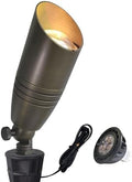 1 Pack Brass Landscape Spotlights Outdoor with 5W MR16 Bronze(102B)