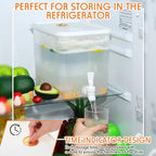 1 Pack Drink Dispenser for Fridge with Spigot, 2 Gallon, alternate view 5