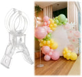 1 Pack Large Balloon Arch Clips Spring Clamp for Backdrop, Clear in Clear