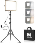 1-Pack Photography Lighting Kit, NiceVeedi 25W LED Video Light Kit, 2900-7000K Dimmable Studio Light with Tripod