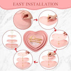 1 Pack Wedding 3 Tier Cupcake Stand Heart Shaped 3 Tiered Serving Trays for Party Plastic Tray Dessert Cupcake, alternate