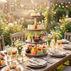 1 Pack Wood Cupcake Stand, 3 Tier Wood Cake Stands, Round Tiered Tray Stand, Large Rustic Cake Display Holder, alternate view