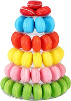 1 Pcs 6 Tiers Macaron Tower Stand Cupcake Display Rack in clear