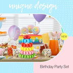 1 Pcs 6 Tiers Macaron Tower Stand Cupcake Display Rack in clear, alternate view 4