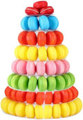 1 Pcs 8 Tiers Macaron Tower Stand Cupcake Display Rack in clear