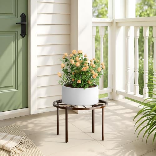 1 PCS Plant Stand,-Heavy Duty Metal Stand Decorates Plants, Anti-Rust Flower Pot Stand, Round Plant Rack for, alternate view