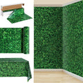 1 Roll 100x4.5 Ft Green Leaves Photography Backdrop Grass Tablecloth in 100x4.5 Ft