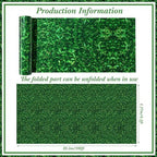 1 Roll 100x4.5 Ft Green Leaves Photography Backdrop Grass Tablecloth in 100x4.5 Ft, alternate view 2
