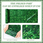 1 Roll 100x4.5 Ft Green Leaves Photography Backdrop Grass Tablecloth in 100x4.5 Ft, alternate view 3