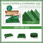 1 Roll 100x4.5 Ft Green Leaves Photography Backdrop Grass Tablecloth in 100x4.5 Ft, alternate view 4