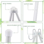 1 Set 65" Christmas Metal Wreath Stands Making Tool Kit in White, alternate view 3