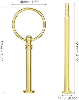 1 Set Cake Tray Stand Handle Cupcake Dessert Plate Hardware Fitting Holder Rod Stand Handle for Cake Stand, alternate view 3