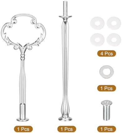 1 Set Cake Tray Stand Handle Cupcake Dessert Plate Hardware Fitting Holder Rod Stand Handle for Cake Stand, alternate view 5