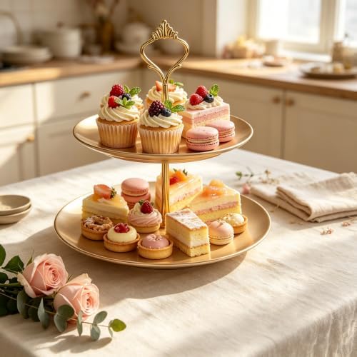 1 Set Cake Tray Stand Handle Cupcake Dessert Plate Hardware Fitting Holder Rod Stand Handle for Cake Stand, alternate view 2