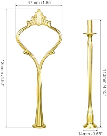 1 Set Cake Tray Stand Handle Cupcake Dessert Plate Hardware Fitting Holder Rod Stand Handle for Cake Stand, alternate view 3