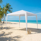 10*10 Canopy Tent, Waterproof Party Tent for Outdoor Events, White in White
