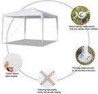 10*10 Canopy Tent, Waterproof Party Tent for Outdoor Events, White in White, alternate view 7