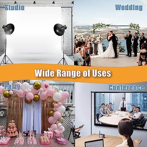 10 * 7ft Adjustable Backdrop Stand with Wheels, Photo Background Stand, alternate view 5
