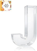 10" Acrylic Charcuterie Letters Fillable Tray, Reusable Alphabet Number Shaped Serving Plates for Charcuterie