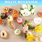 10" Acrylic Charcuterie Letters Fillable Tray, Reusable Alphabet Number Shaped Serving Plates for Charcuterie, alternate view