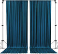 . 10 feet x 10 feet Dark Teal IFR Polyester Backdrop Drapes Curtains Panels with Rod Pockets - Wedding Ceremony