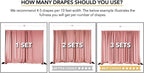 . 10 feet x 10 feet IFR Polyester Backdrop Drapes Curtains Panels with 4" Rod Pockets (Rod Not Included), alternate view 3