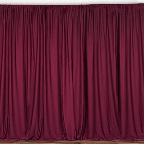 . 10 feet x 10 feet Polyester Backdrop Drapes Curtains Panels with Rod Pockets - Wedding Ceremony Party Home, alternate view