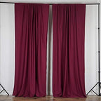 . 10 feet x 10 feet Polyester Backdrop Drapes Curtains Panels with Rod Pockets - Wedding Ceremony Party Home, alternate view