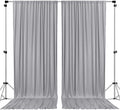 . 10 feet x 10 feet Polyester Backdrop Drapes Curtains Panels with Rod Pockets - Wedding Ceremony Party Home