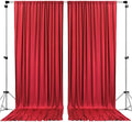 . 10 feet x 10 feet Polyester Backdrop Drapes Curtains Panels with Rod Pockets - Wedding Ceremony Party Home
