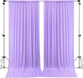 . 10 feet x 10 feet Polyester Backdrop Drapes Curtains Panels with Rod Pockets - Wedding Ceremony Party Home