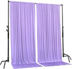 . 10 feet x 10 feet Polyester Backdrop Drapes Curtains Panels with Rod Pockets - Wedding Ceremony Party Home, alternate view
