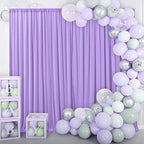 . 10 feet x 10 feet Polyester Backdrop Drapes Curtains Panels with Rod Pockets - Wedding Ceremony Party Home, alternate view