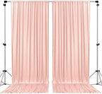 . 10 feet x 8 feet IFR Polyester Backdrop Drapes Curtains Panels with Rod Pockets - Wedding Ceremony Party Home