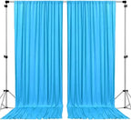 . 10 feet x 8 feet IFR Polyester Backdrop Drapes Curtains Panels with Rod Pockets - Wedding Ceremony Party Home