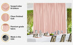 . 10 feet x 8 feet IFR Polyester Backdrop Drapes Curtains Panels with Rod Pockets - Wedding Ceremony Party Home, alternate