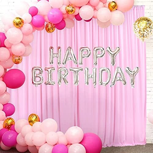 . 10 feet x 8 feet IFR Polyester Backdrop Drapes Curtains Panels with Rod Pockets - Wedding Ceremony Party Home, alternate