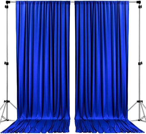 . 10 feet x 8 feet IFR Polyester Backdrop Drapes Curtains Panels with Rod Pockets - Wedding Ceremony Party Home